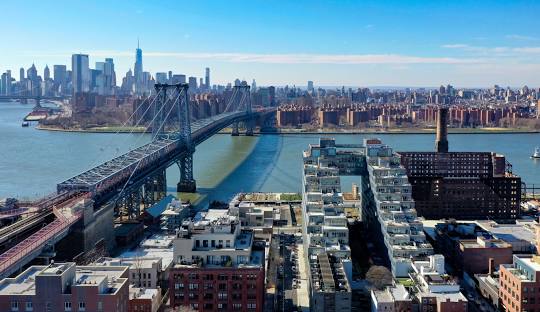 Brooklyn Bridge Aerial View