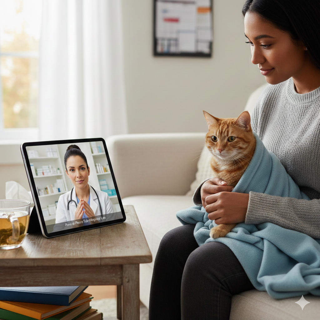 veterinary telemedicine appointment hospice